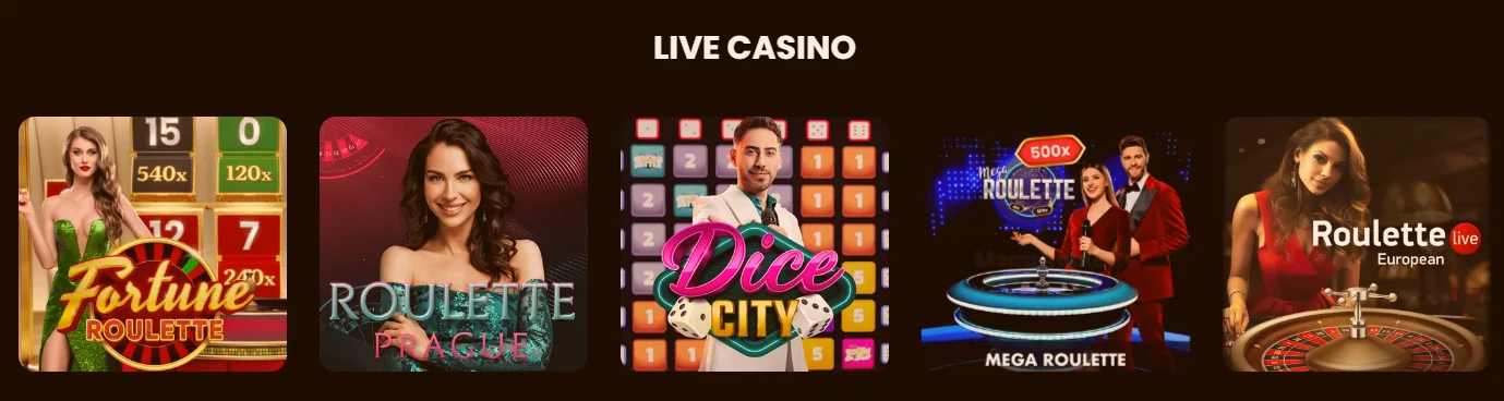 Croupiers ao vivo no cassino Spin Samurai